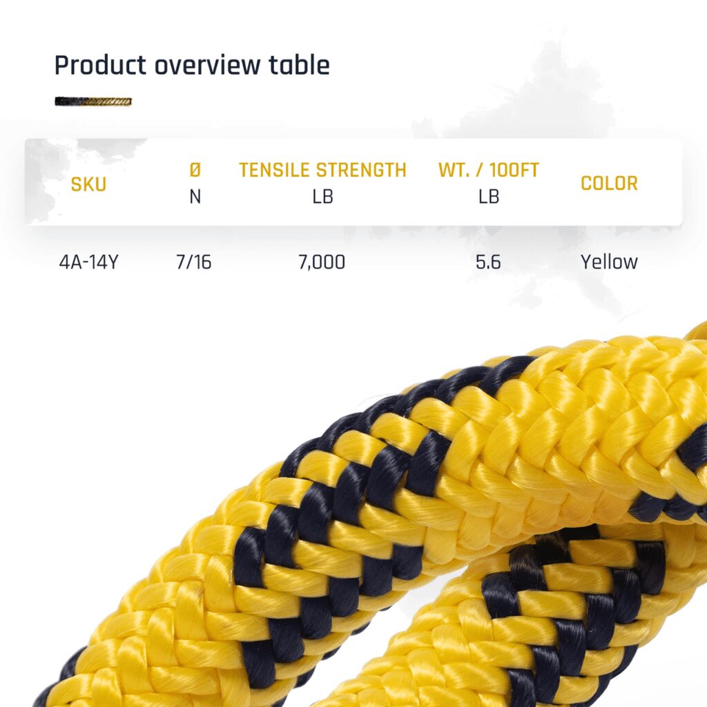 PELICAN ROPE 7/16" Arborist24™ Arborist Climbing Rope Tree Tools USA