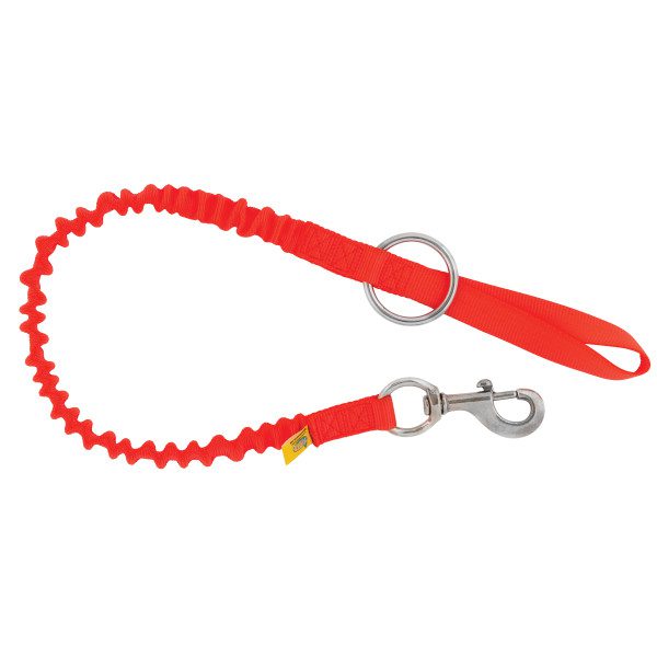 Weaver Arborist Bungee Chainsaw Strap, Blaze Orange, 30 with Ring and Snap