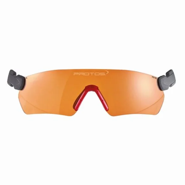 Protos® Integral Safety Clear Glasses (Orange)