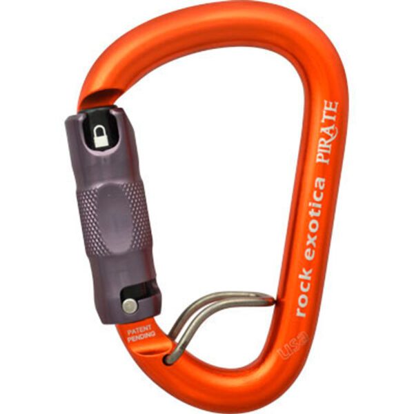 ROCK EXOTICA PIRATE CARABINER AUTOLOCK WIRE ROPE TRAP