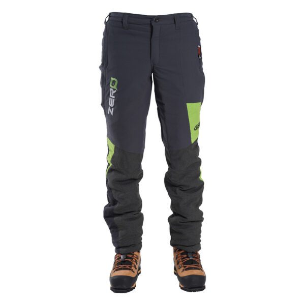 Clogger Zero Gen2 Men's UL Chainsaw Pants - Grey/Green SM SHORT
