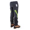 Clogger Zero Gen2 Men's UL Chainsaw Pants - Grey/Green SM SHORT - Image 5